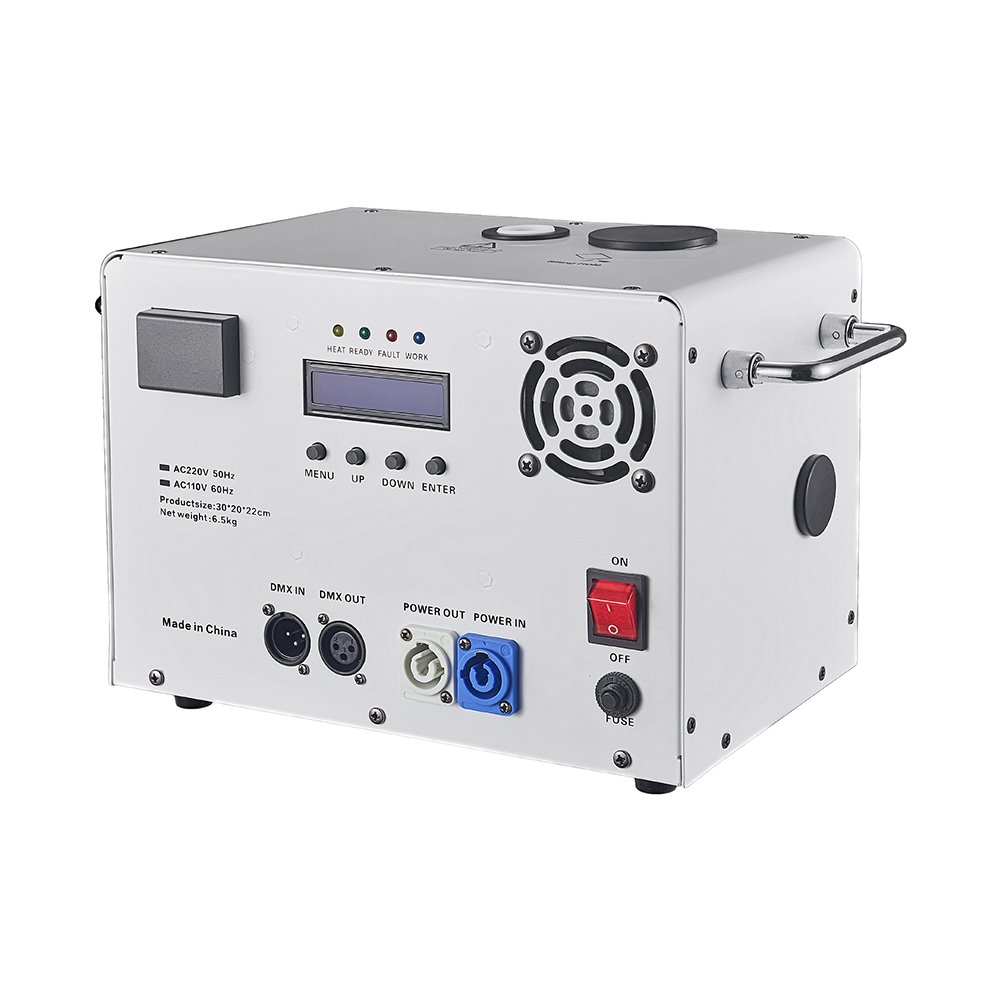 750W White Cold Spark Machine with Flight case Ti Powder DMX Firework Machine Remote Cold Fireworks Fountain Stage Spark Machine