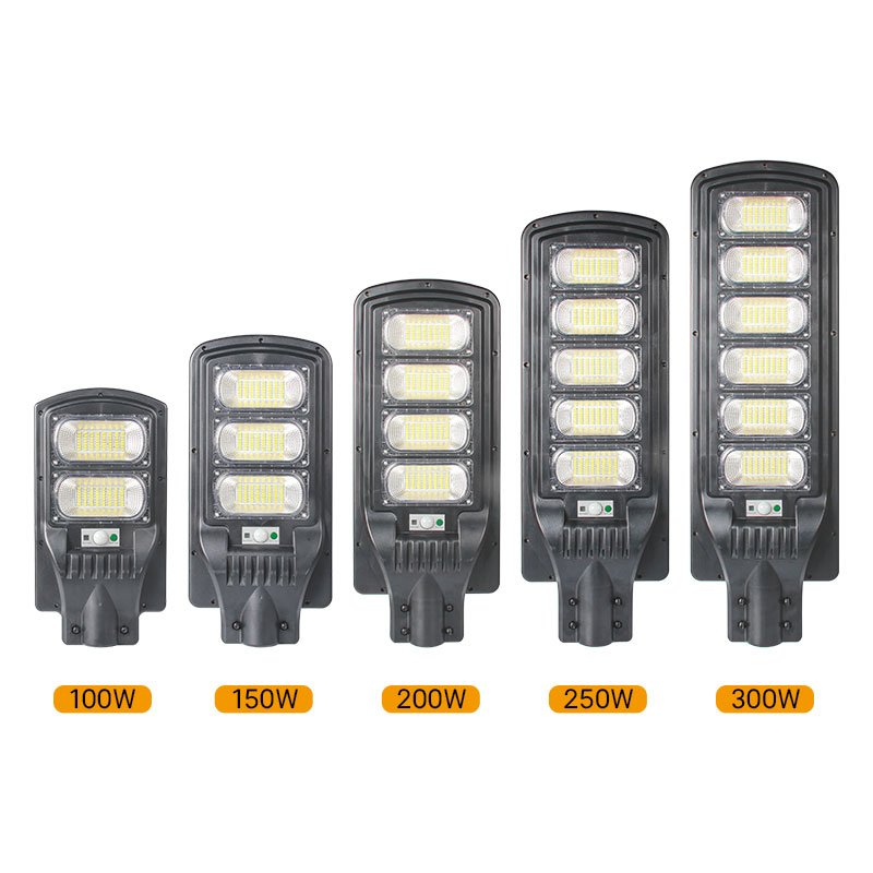 Garden Outdoor Solar Street Lamp Automatic Charging 30 40 50 60 80 100 120 Watt Led Smart Street Light