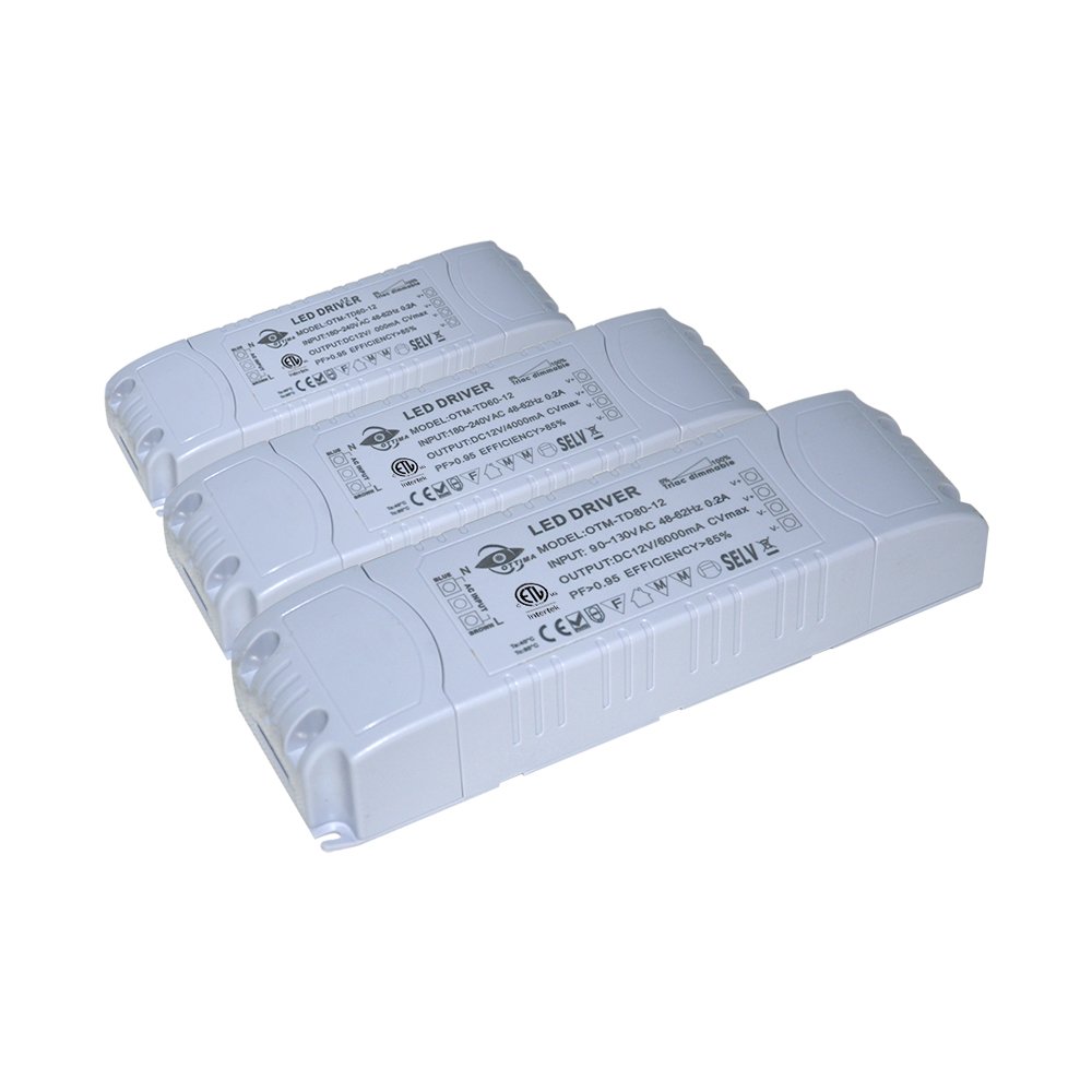 60W LED 0-10V Constant Voltage Switch Dimmer Led Driver