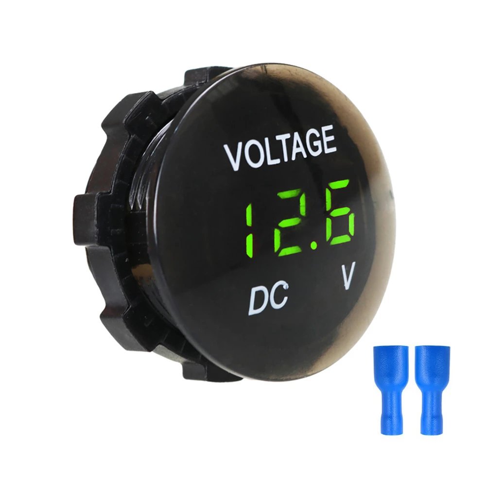 DC 12V-24V Digital Panel Voltmeter Voltage Meter Tester Led Display For Car Auto Motorcycle Boat ATV Truck Refit Accessories