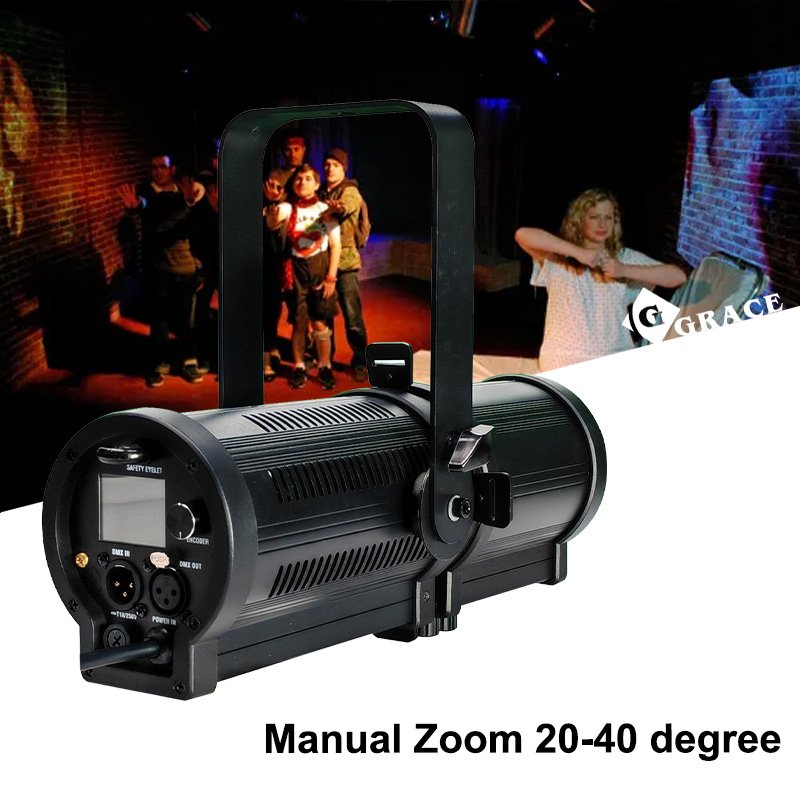 Igracelite 9-25 Degree Mini Zoom Profile Spot Light WW/CW/RGBW LED Leko Light