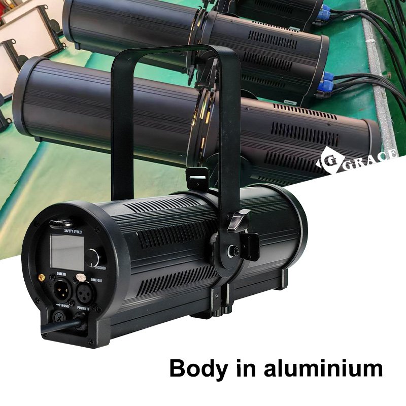 Igracelite 9-25 Degree Mini Zoom Profile Spot Light WW/CW/RGBW LED Leko Light