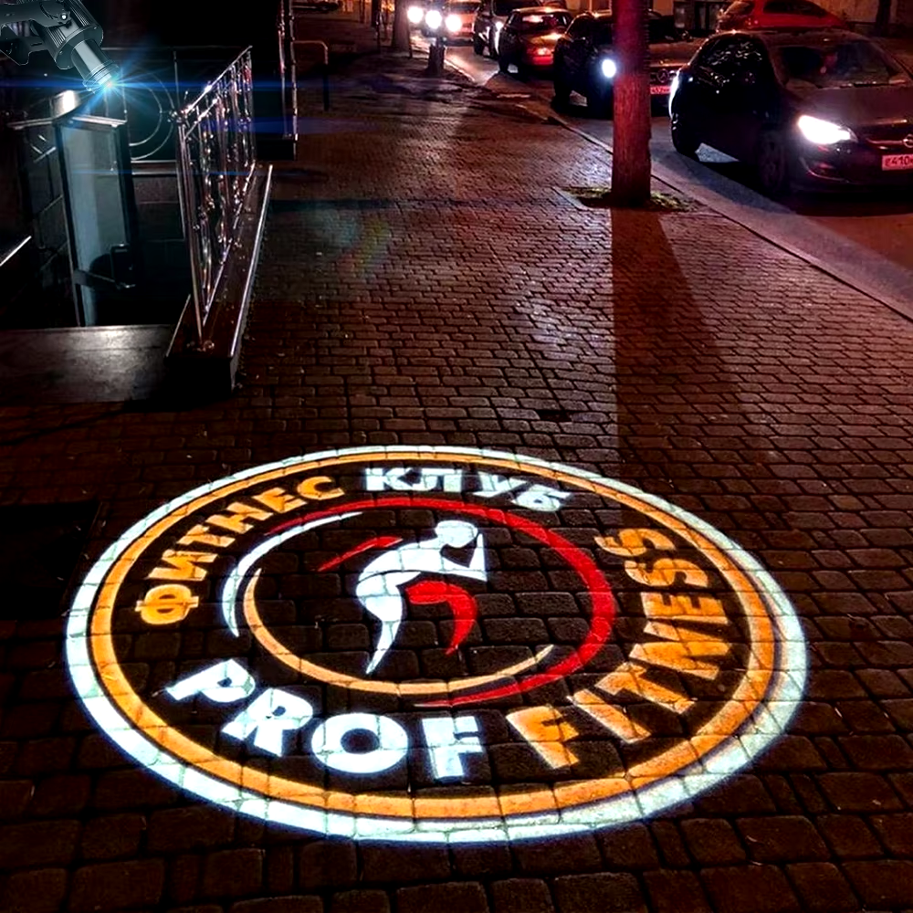 Global Custom 90w HD IP67 Waterproof Outdoor Door Projection Iamp Led Advertising Light Logo Gobo Projector