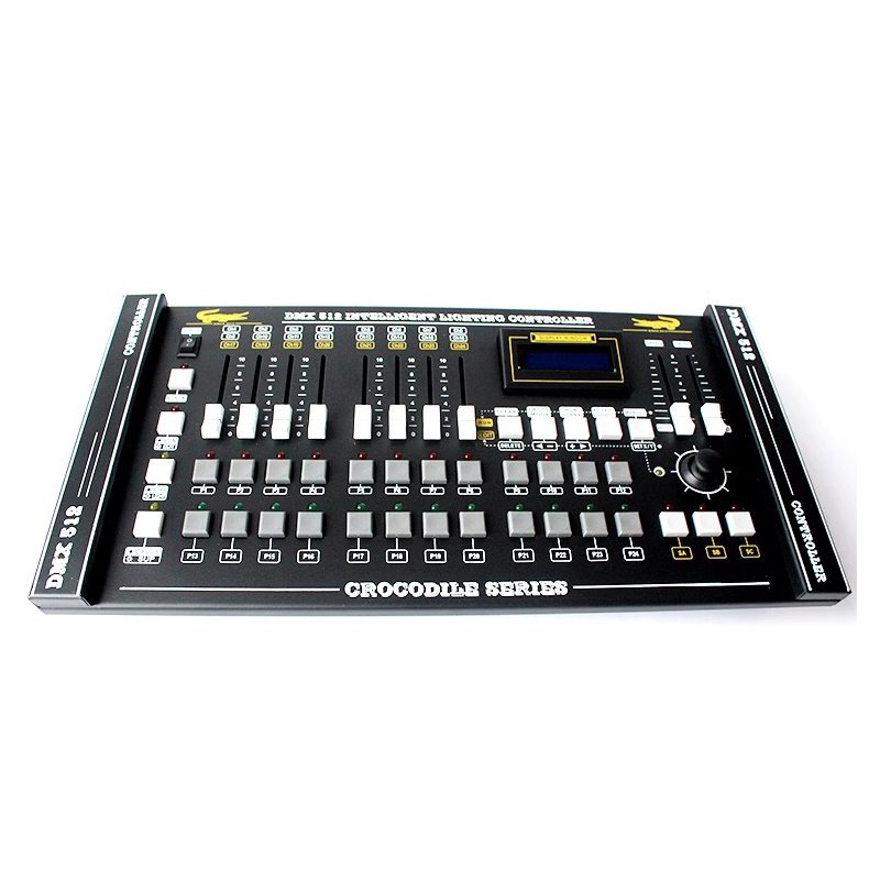 Crocodile 2024 Controller Professional Stage Lighting Mixer DJ Disco Desk LED Light Beam Moving Head DXM 512 Console Iron Body