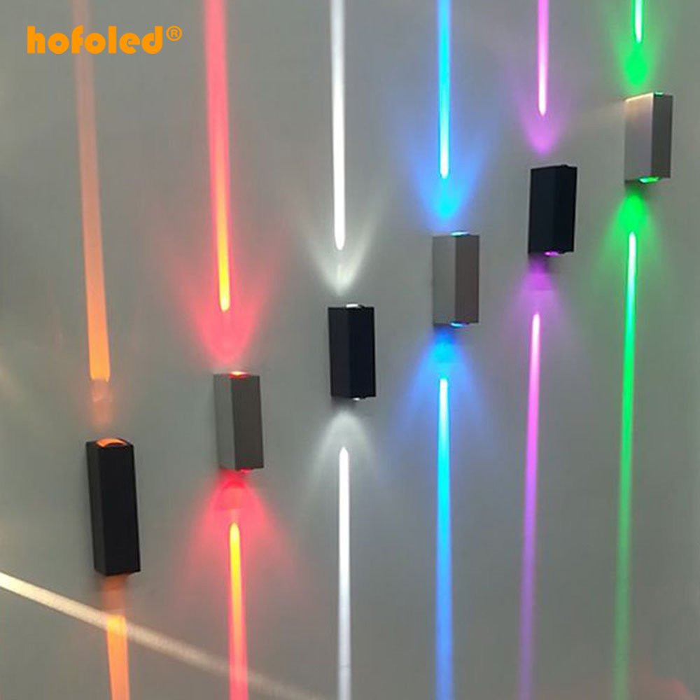 Modern Home Garden Decoration Aluminum Double Head Light 3000K 4000K 6000K Led Wall Lamp Adjustable Outdoor up Down Wall Light