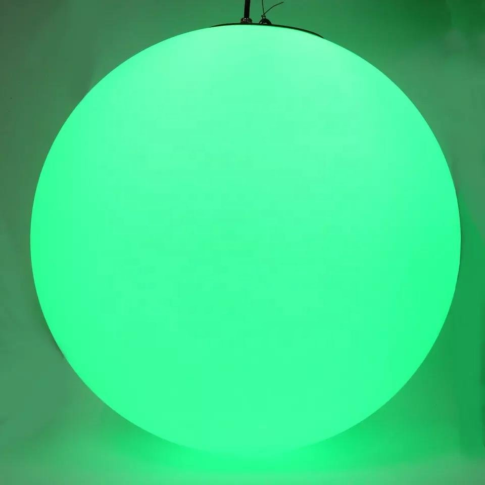 DMX 3D Professional Stage Hanging Led Ball Sphere Lifting RGB Colorful LED Light With Artnet
