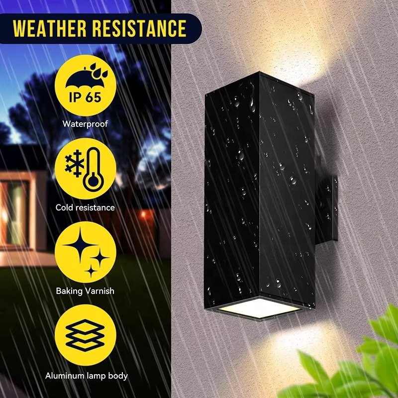 Factory Wholesale Modern Creative Retro Outdoor Wall Lamps for Home Black/grey Outdoor Wall Lamps