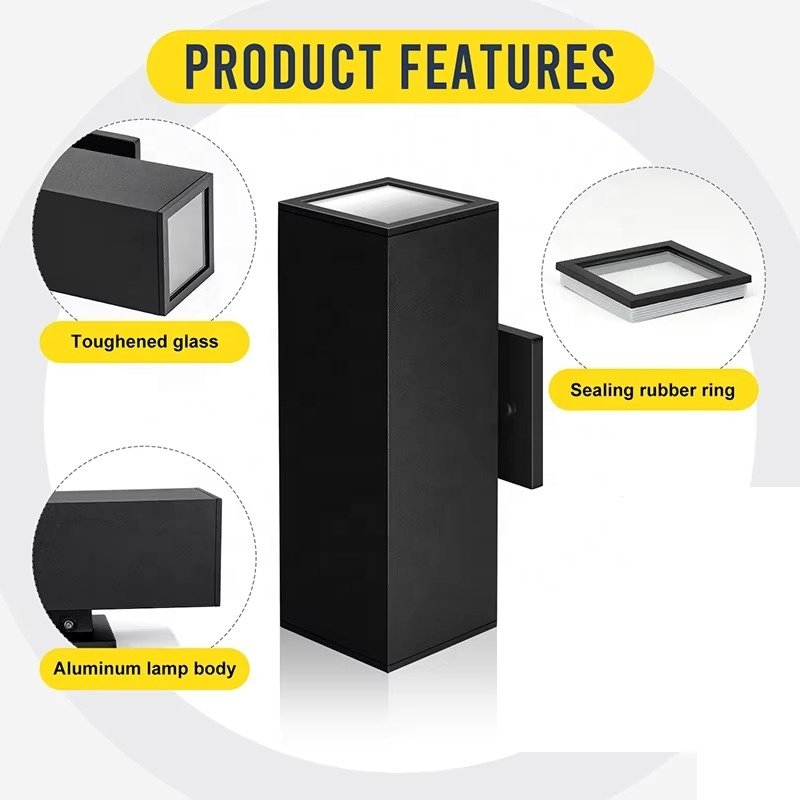 Factory Wholesale Modern Creative Retro Outdoor Wall Lamps for Home Black/grey Outdoor Wall Lamps