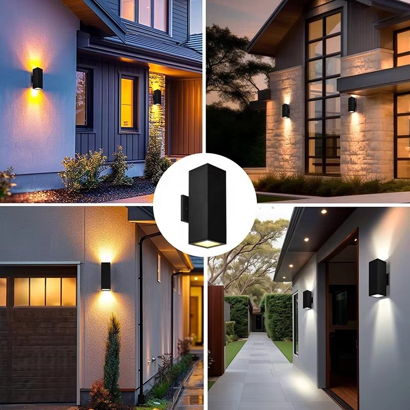 Factory Wholesale Modern Creative Retro Outdoor Wall Lamps for Home Black/grey Outdoor Wall Lamps