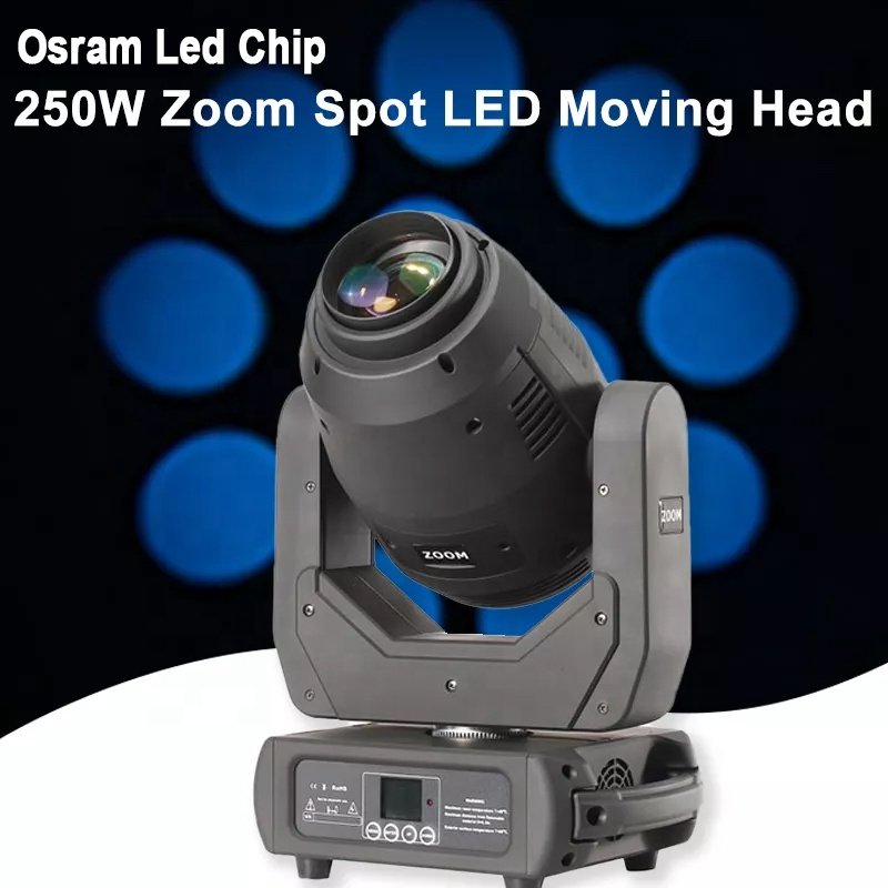 Grace Zoom Spot Beam 3in1 LED Moving Head 250W Stage Lights