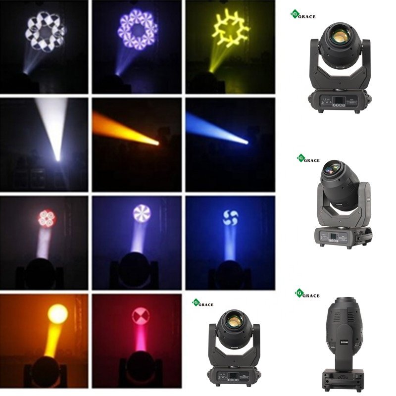Grace Zoom Spot Beam 3in1 LED Moving Head 250W Stage Lights