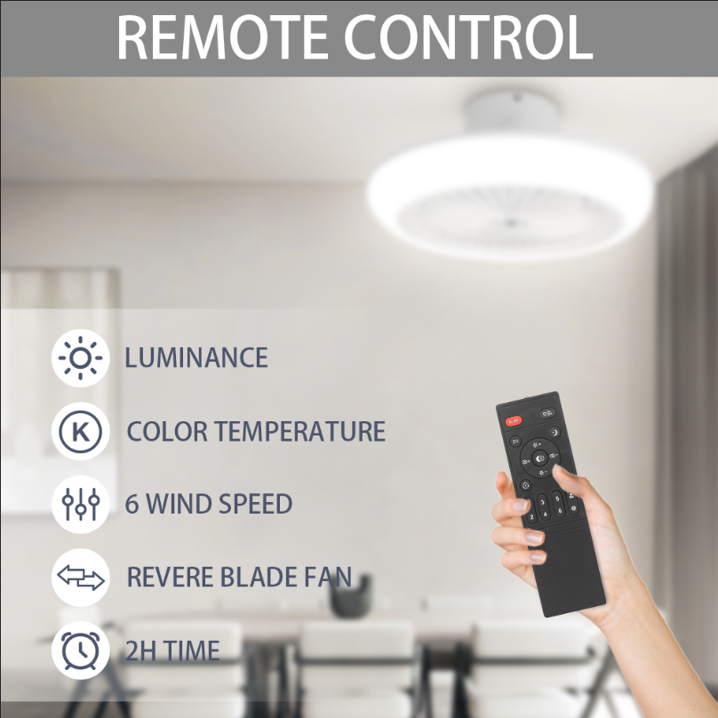 For Living Room Modern Intelligent Remote Control Decorative Ceiling Fan With Light/Led Ceiling Fans/Dimming Fan Lighting