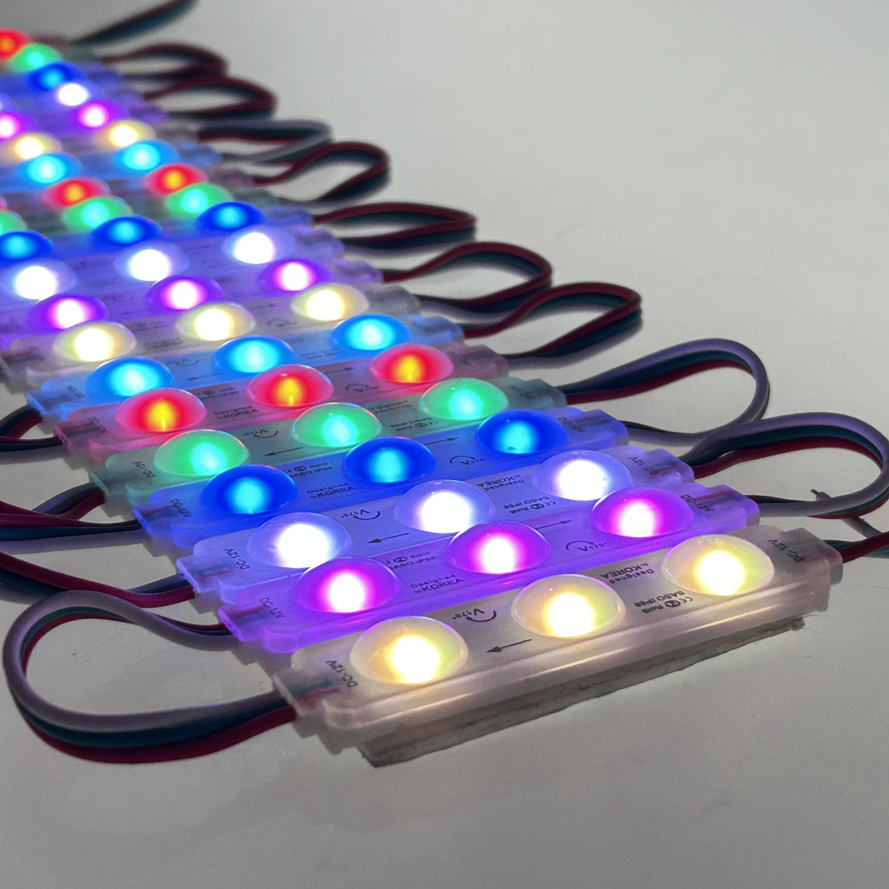 Factory Wholesale 12V 2835 3leds Full Color Lend Module for Advertising Light Box