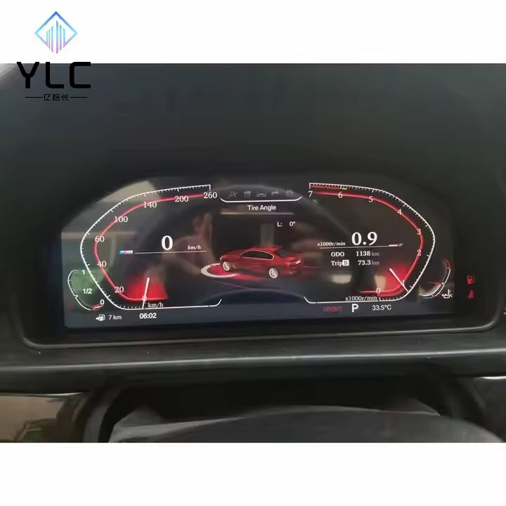 YLC 12.3" Original Car Digital Cluster Instrument for BMW E60 E61 E63 E64 Dashboard Instrument (2003-2009)