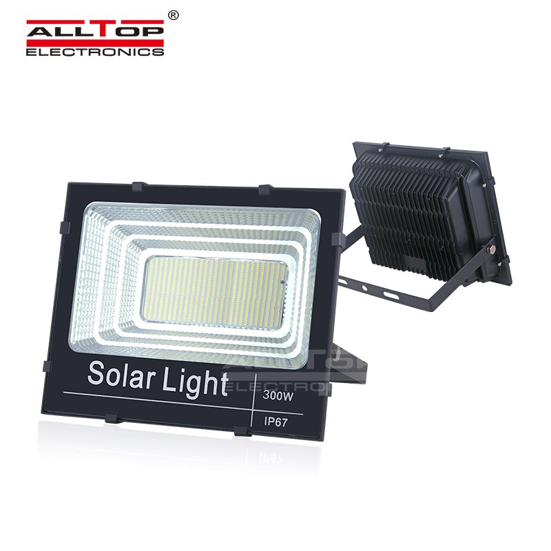 ALLTOP Ip65 Waterproof Aluminium Outdoor Reflector 25w 40w 60w 100w 200w 300w LED Solar Flood Light