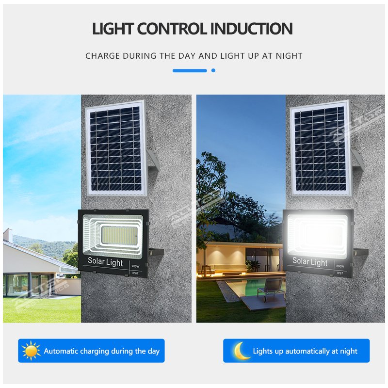 ALLTOP Ip65 Waterproof Aluminium Outdoor Reflector 25w 40w 60w 100w 200w 300w LED Solar Flood Light