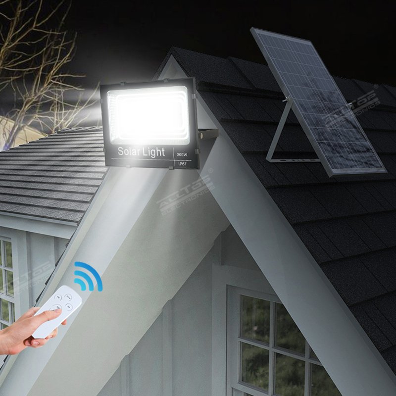 ALLTOP Ip65 Waterproof Aluminium Outdoor Reflector 25w 40w 60w 100w 200w 300w LED Solar Flood Light