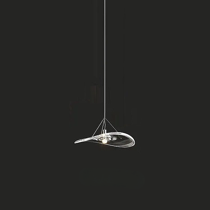 Modern Pendant Light Staircase Hotel Villa Luxury Crystal Pendent Lamp Art Glass Handmade Minimalist Led Indoor Lighting