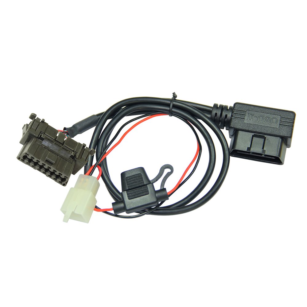 Custom OBD Port Plug and Play Pass Through Cable OBDII Y Splitter Harness for PowerStep/AMP Research/Nissan/Toyota/DODGE Car