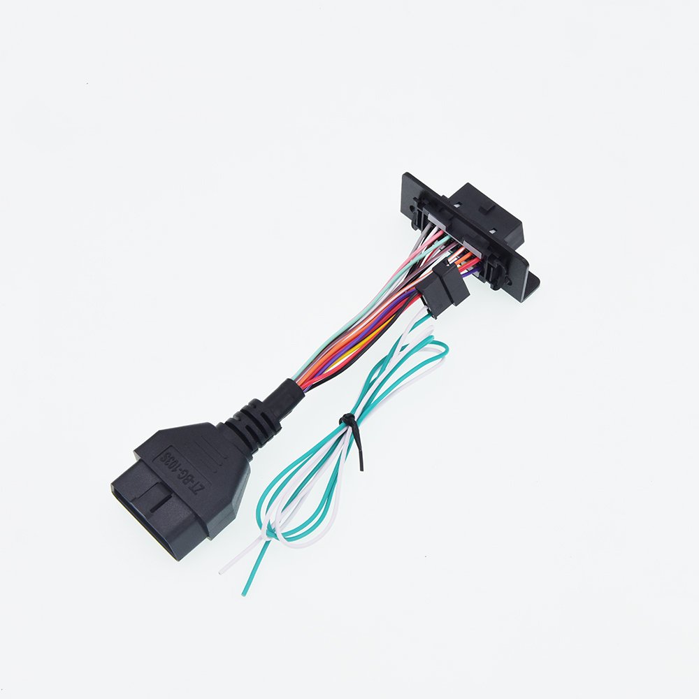 Custom OBD Port Plug and Play Pass Through Cable OBDII Y Splitter Harness for PowerStep/AMP Research/Nissan/Toyota/DODGE Car