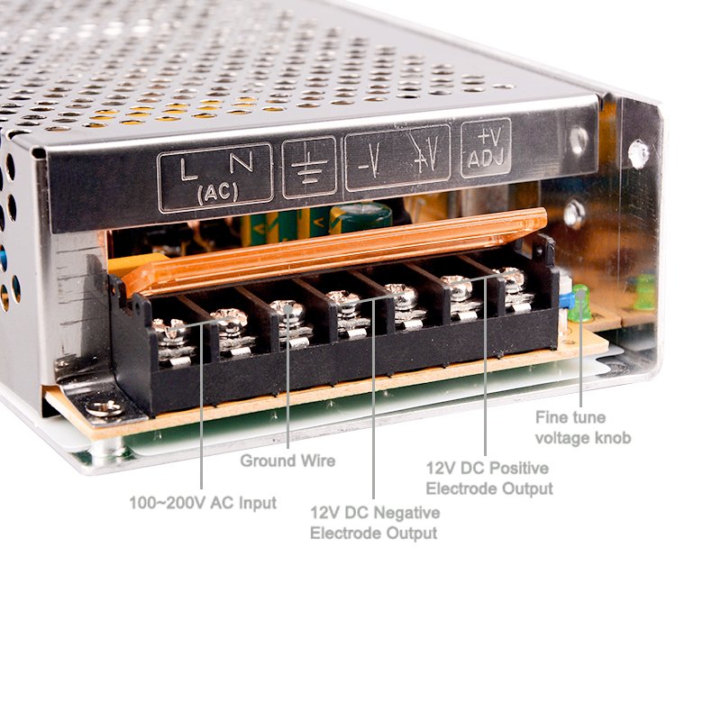 250W Work Voltage 110/220V AC LED Power Supply