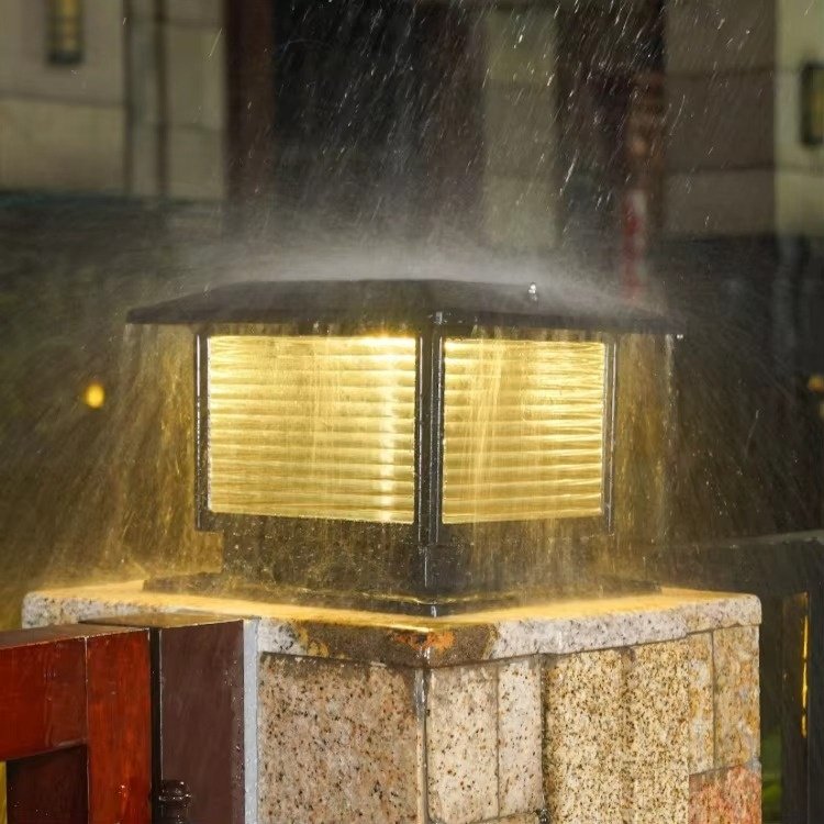 High Quality Stainless Steel Solar Garden Lights, Fence Post Lights, Solar Outdoor Gate Post Lights