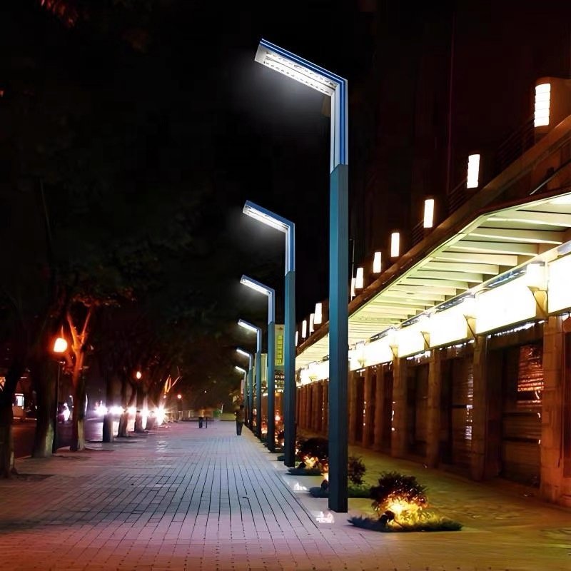 Garden Lamps Outdoor Waterproof 2m/3m/4m/5m/6m Modern Waterproof Garden Light lightning Shaped Community Villa Garden Lamp