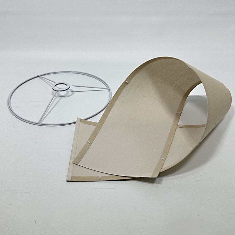 Easily Removable Compactly Packaged Drum Linen Fabric Magic Tape Custom Lampshade Making Supplies