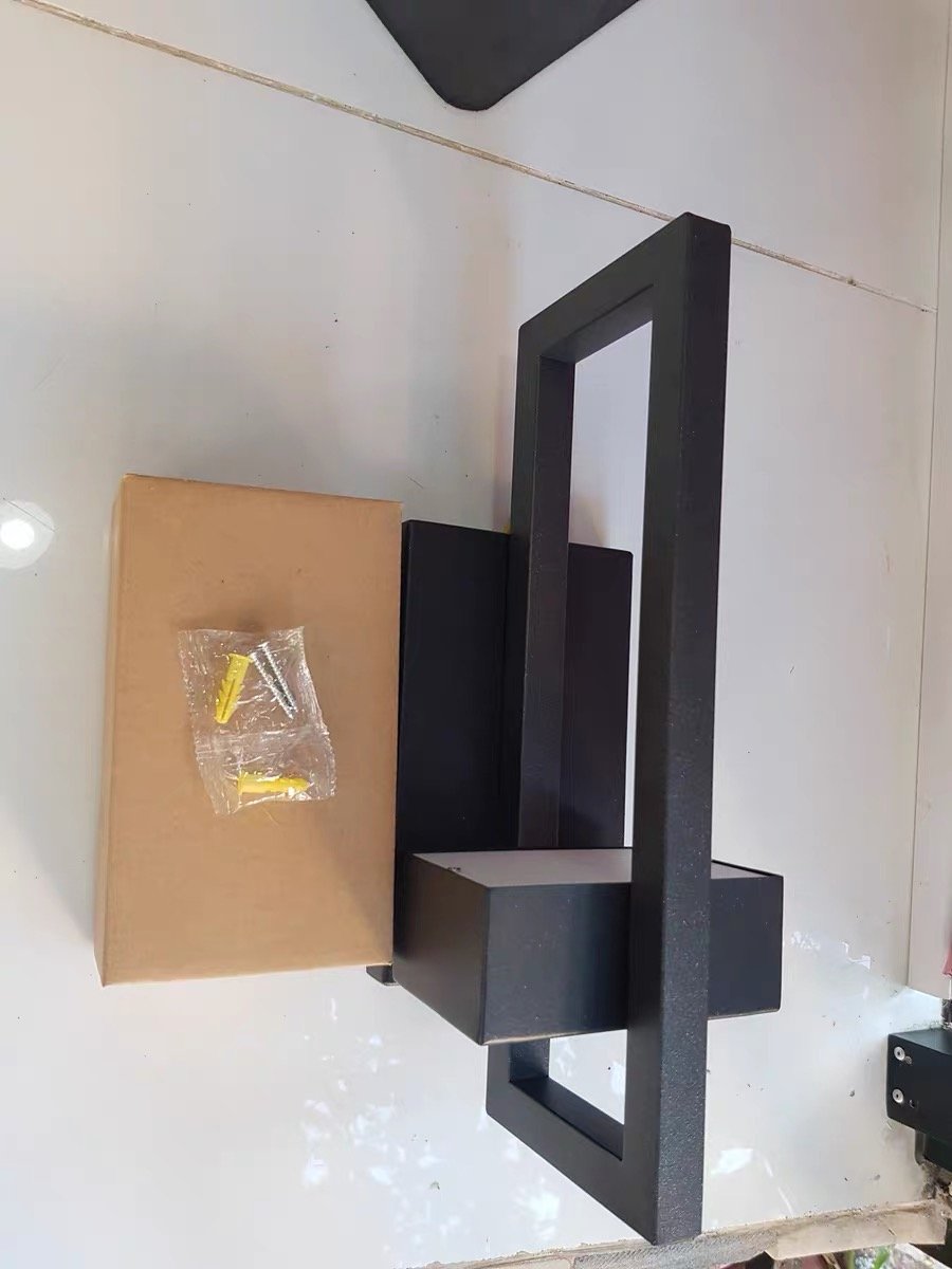 LED Outdoor Wall Light Modern Black Wall Sconce Waterproof Porch Front Door Garden Yard Patio 3000K 4000K Garden Decorative