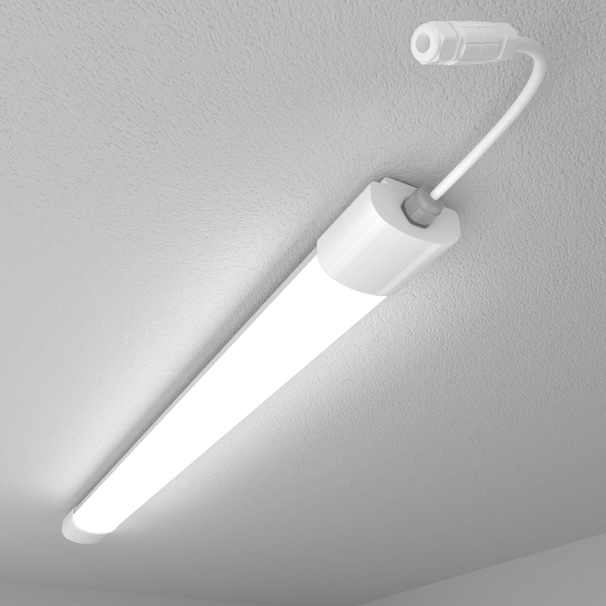 150cm 45W Motion Sensor IP65 Triproof LED Purification Batten Light
