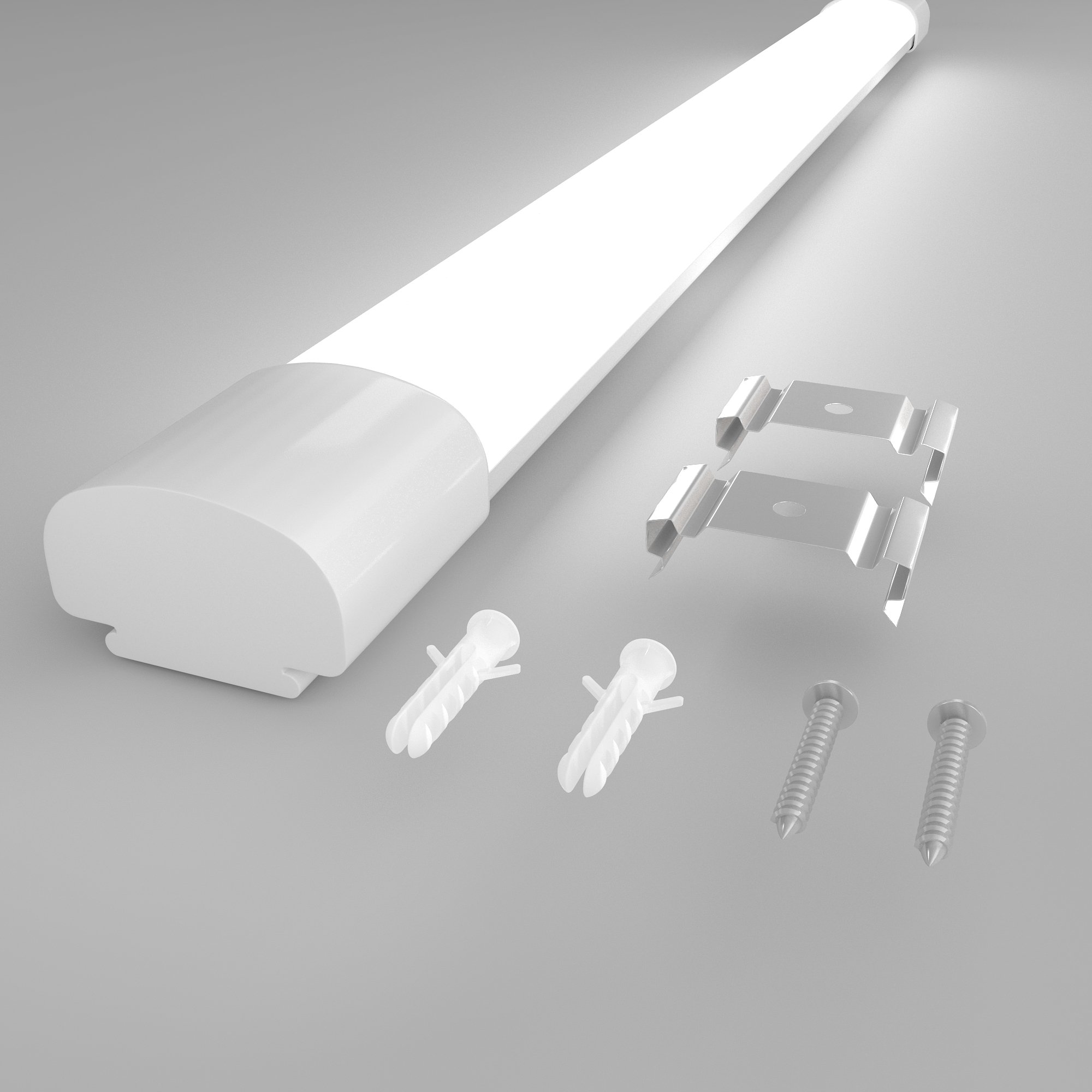 150cm 45W Motion Sensor IP65 Triproof LED Purification Batten Light
