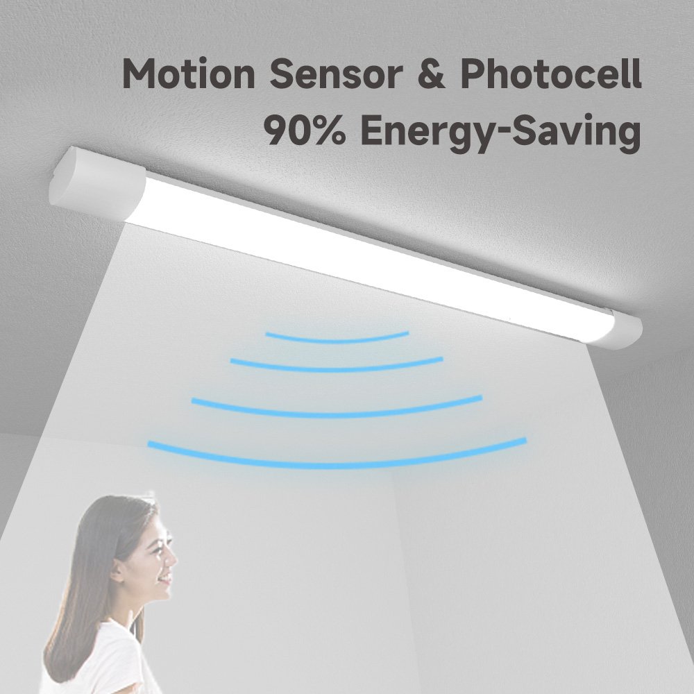 150cm 45W Motion Sensor IP65 Triproof LED Purification Batten Light