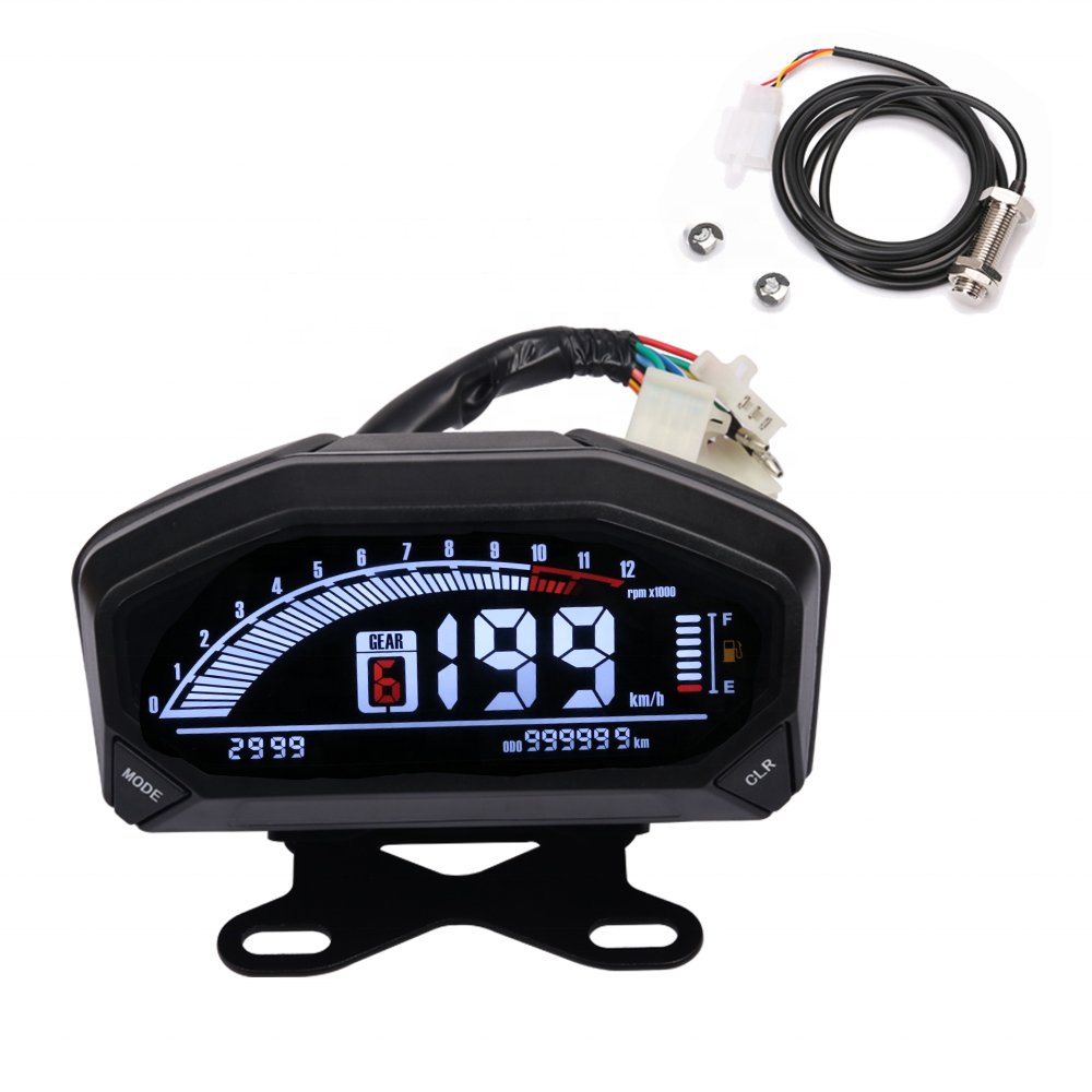 TERFU Motorcycle Digital Speedometer Tachometer Dashboard Instrument Panel Meter for Honda CBR125 125CC
