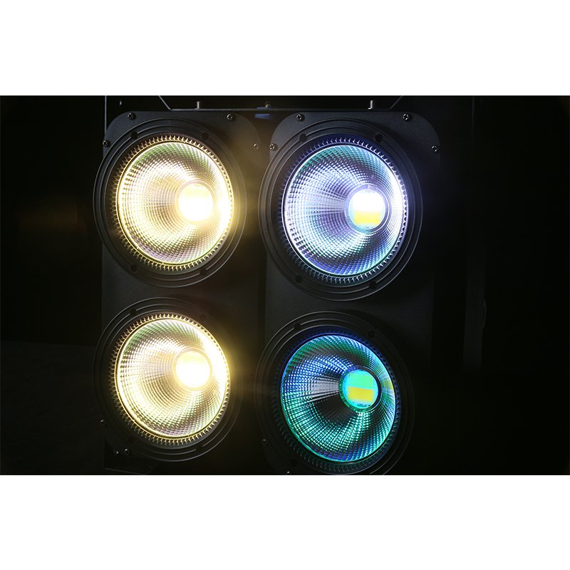 Audience Lighting 4 Eyes 100W Warm/Cool White COB Led Blinder Light for Studio TV Film