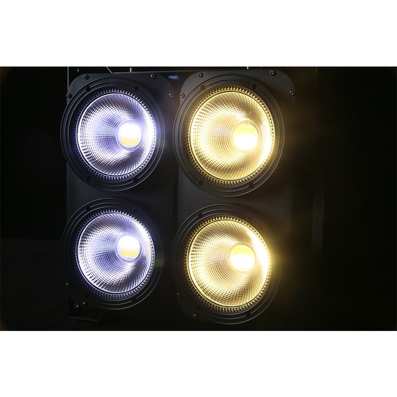 Audience Lighting 4 Eyes 100W Warm/Cool White COB Led Blinder Light for Studio TV Film