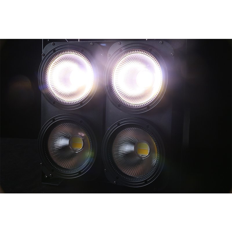 Audience Lighting 4 Eyes 100W Warm/Cool White COB Led Blinder Light for Studio TV Film