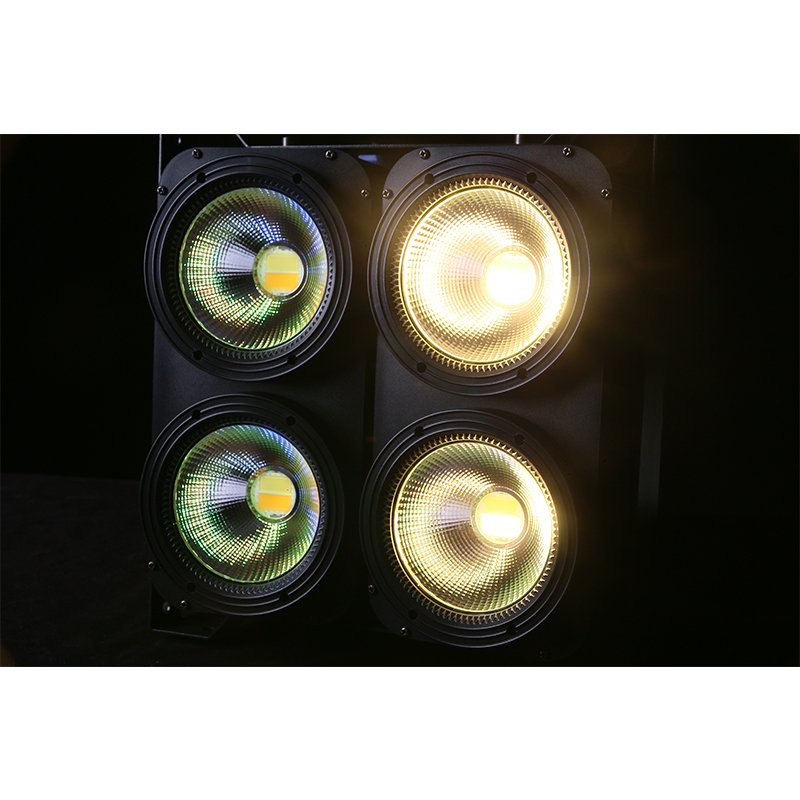 Audience Lighting 4 Eyes 100W Warm/Cool White COB Led Blinder Light for Studio TV Film