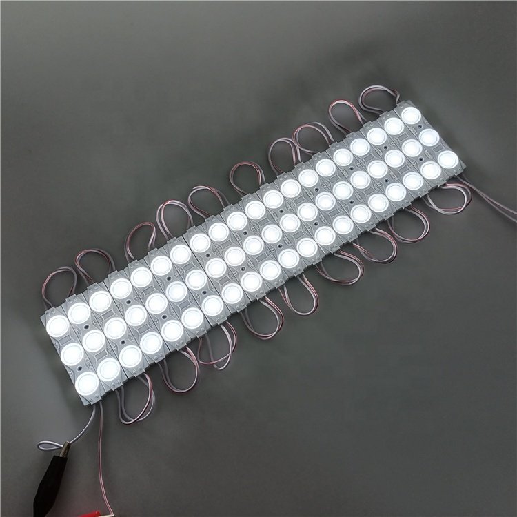 High Power IP65 DC12V 3 LED 82 * 18mm 2835 Lens LED Module IP67 Outdoor Lightbox Advertising Board Circuit Design LED Strip