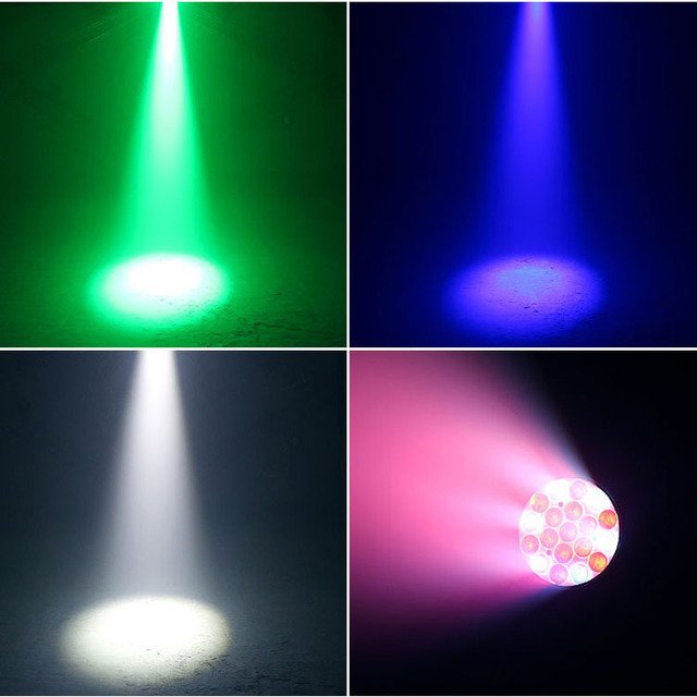 LED Stage Light 19*15W Mac Aura 19x15W RGBW 4in1 DMX Zoom Strobe LED Wash Moving Head Light for Dj Bar Disco
