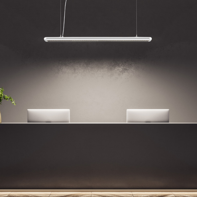 ECOJAS 3cct Selectable Profile Linkable Led Liner Lighting 1200mm Black White Led Office Light for Indoor Home Office