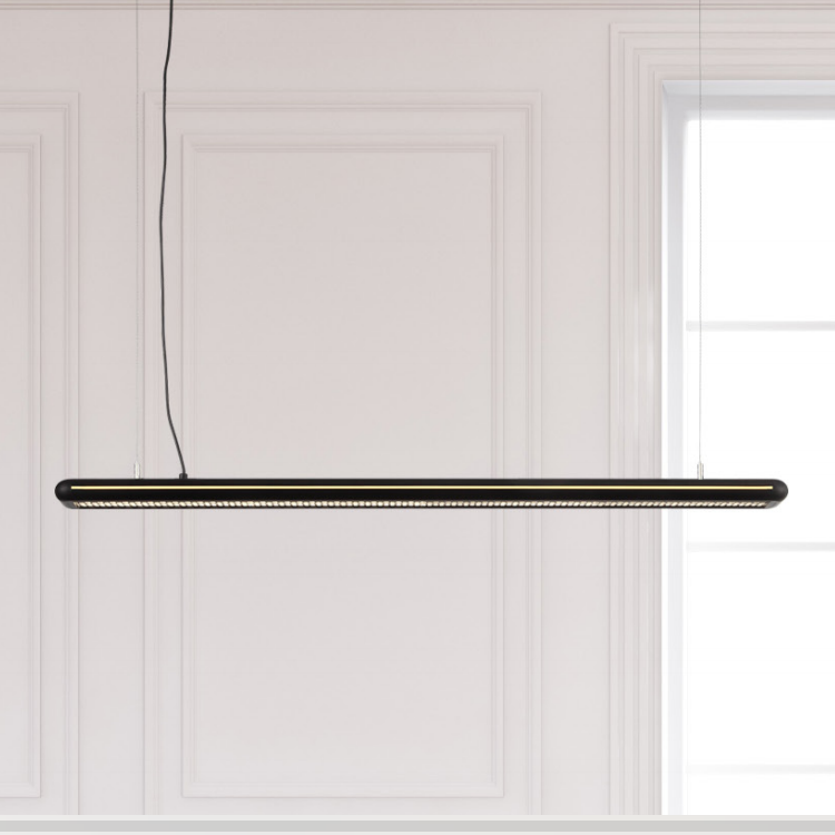 ECOJAS 3cct Selectable Profile Linkable Led Liner Lighting 1200mm Black White Led Office Light for Indoor Home Office
