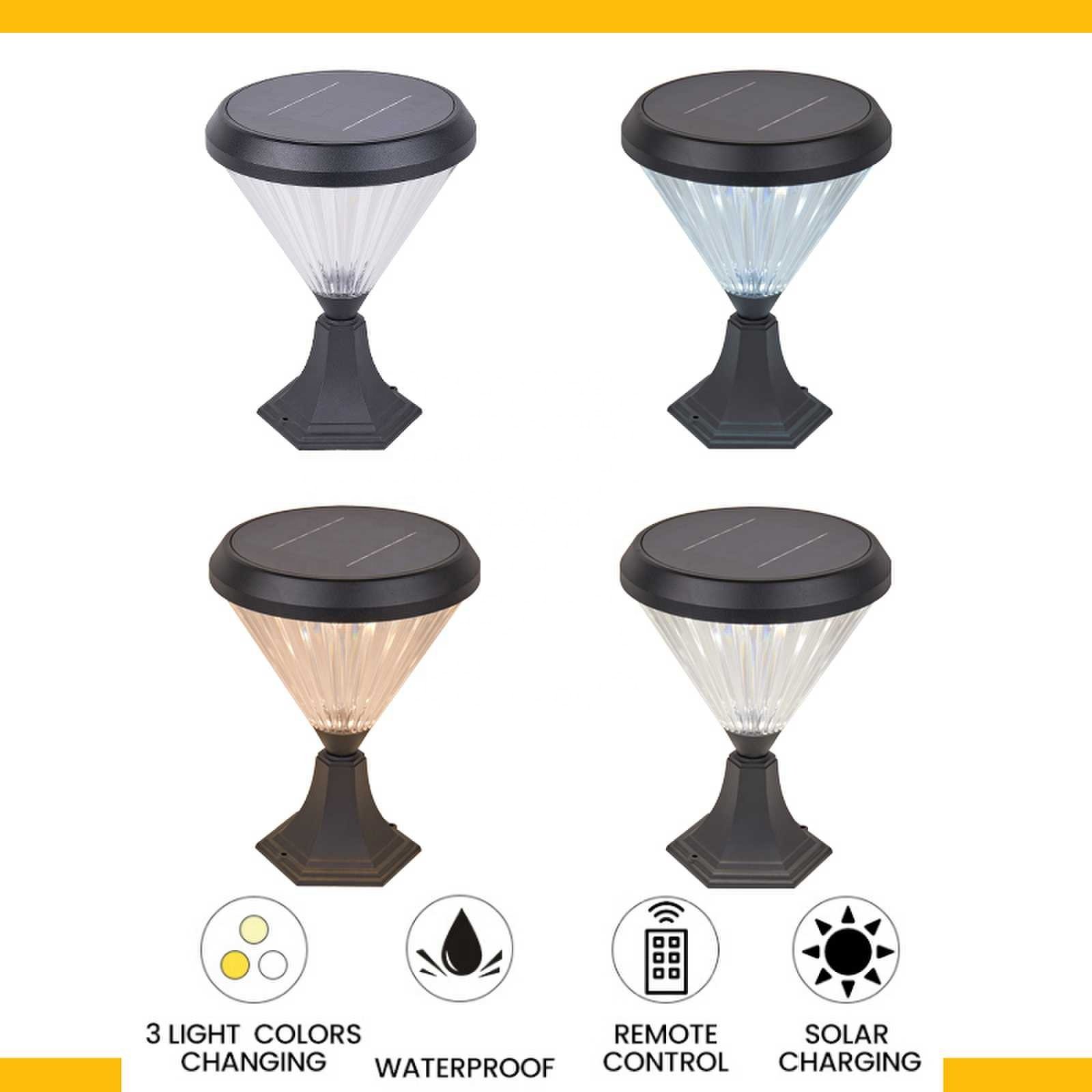 New Wholesale Price Solar Polycrystalline Silicon LED E27 Solar Decorative Thickened Aluminum Courtyard Light