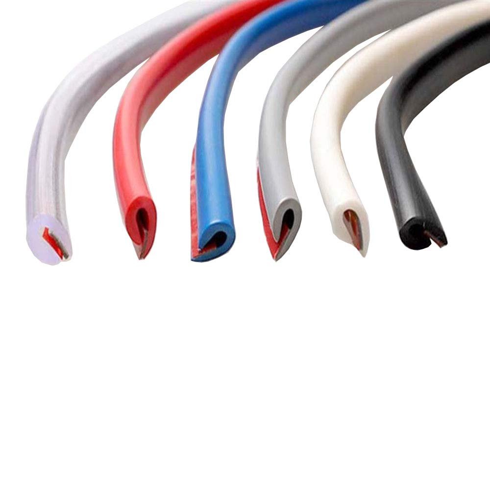 5M/8M/10M Universal Car Door Accessories Decorative Edge Strip Protection Auto Door Edge Anti-Scratch Protector Strip