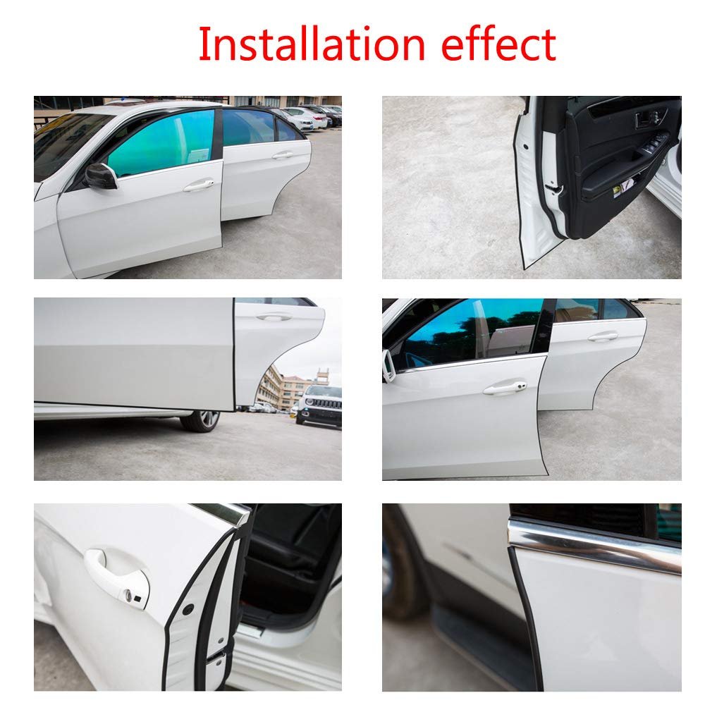 5M/8M/10M Universal Car Door Accessories Decorative Edge Strip Protection Auto Door Edge Anti-Scratch Protector Strip