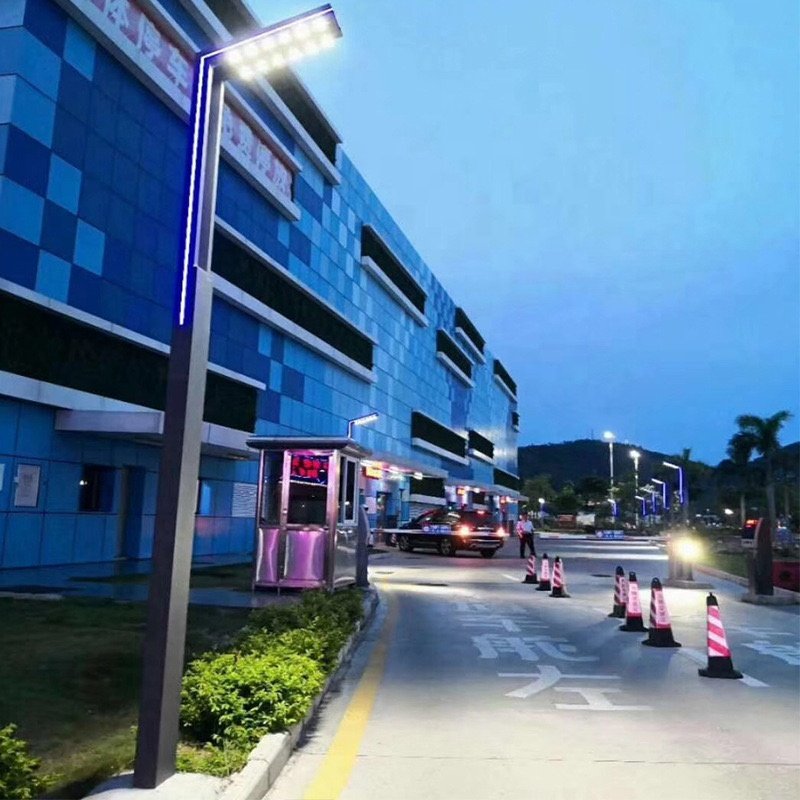 Modern Outdoor LED Landscape Street Post Pole Bollard Light 3m 3.5m 4m 5m 6m Aluminum Garden Pole Waterproof Solar AC Power
