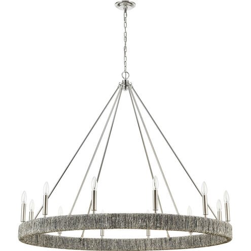 Custom Nordic Kitchen Island Simplicity Dining Room Chandelier Satin Brass With Natural Abaca Chandelier Ceiling Light