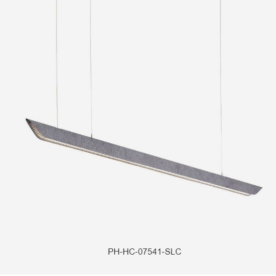 Professional Custom Wholesale Art Style Adjustable Linear Light Led Chandelier for Office Lighting
