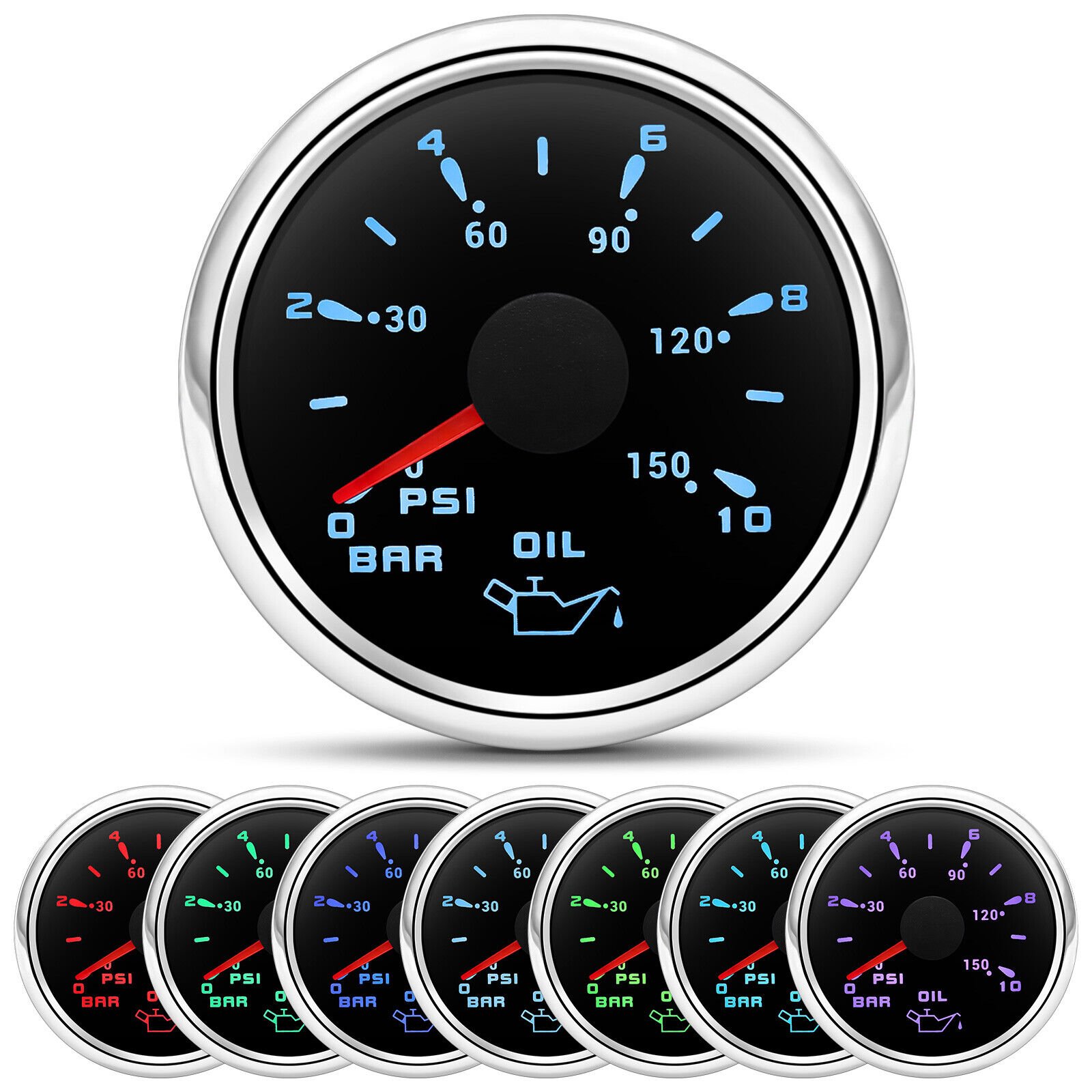Oil Pressure Gauge Refitted Vehicle Gauges Defi Meter Auto Vdo Racing Gauge