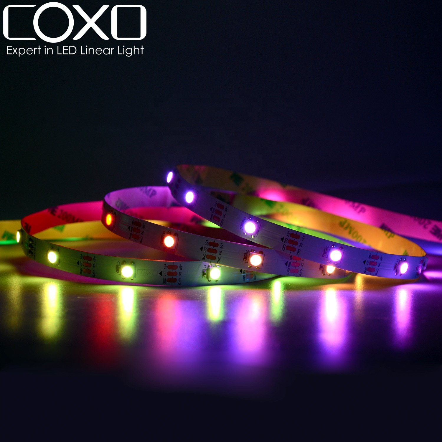 Ws2812b 30leds 6w/m Addressable RGB Led Strip Light