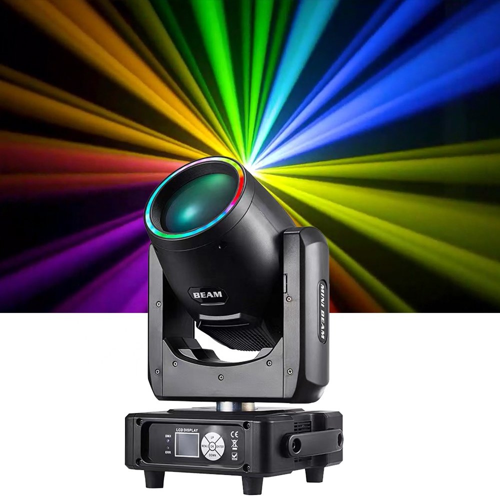 Update Led Strip on Head Mini 230 Beam Moving Light High Bright Stage Lighting Pro DMX 512 Disco DJ Lamp